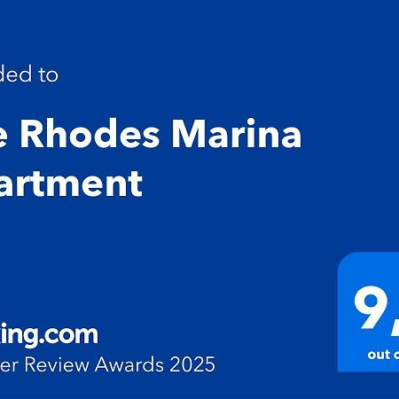 The Rhodes Marina Apartment Rhodes City Exteriör bild